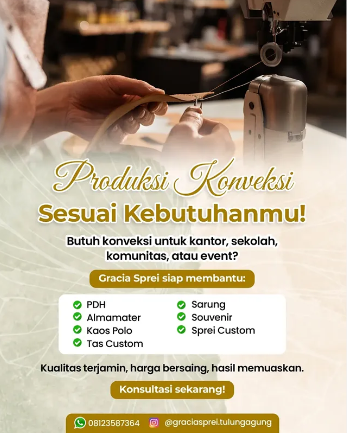 <p>Produksi konveksi sesuai kebutuhanmu! Setiap ke